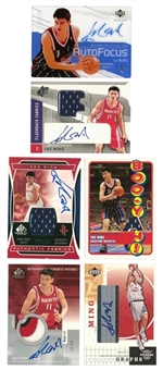 2003/04 - 2006/07 Upper Deck and Topps Yao Ming Signed and Relic Cards Collection (6 Different)
